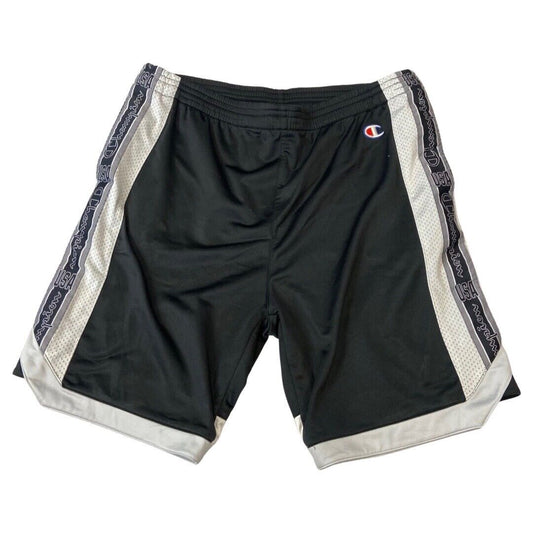 2000s Black & Silver Champion USA Basketball Shorts Large