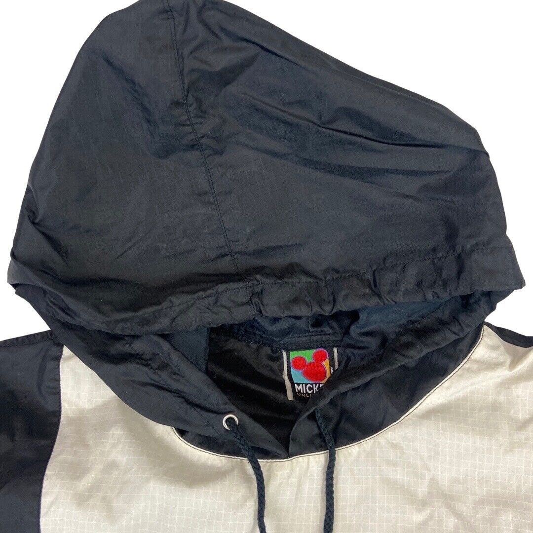 DISNEY MICKEY UNLIMITED MICKEY MOUSE RIPSTOP NYLON WINDBREAKER JACKET 40” M