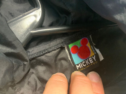 DISNEY MICKEY UNLIMITED MICKEY MOUSE RIPSTOP NYLON WINDBREAKER JACKET 40” M