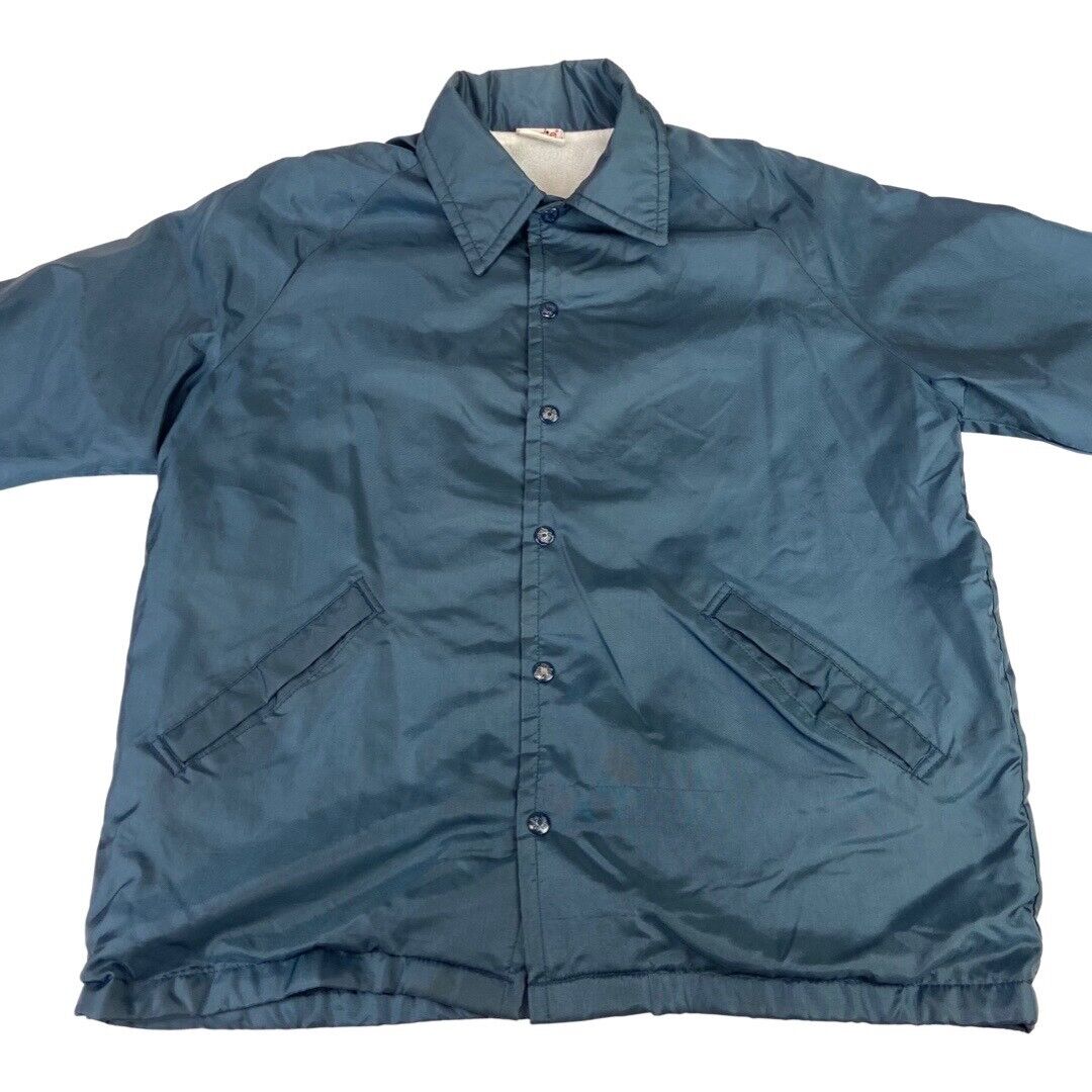 VTG 1966 BIRDIE CONGERS VALLEY COTTAGE NY AMBULANCE LINED WINDBREAKER JACKET 42L