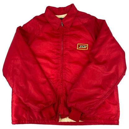 VTG USA KENT CIGARETTES NASCAR RACING DRIVER JACKET HOT ROD BOMBER XL 46”