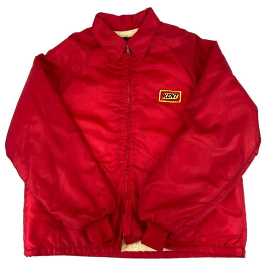 VTG USA KENT CIGARETTES NASCAR RACING DRIVER JACKET HOT ROD BOMBER XL 46”