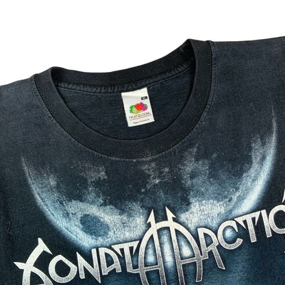 2006 Black Sonata Arctica For The Sake Of Revenge Double Sided T-Shirt XL