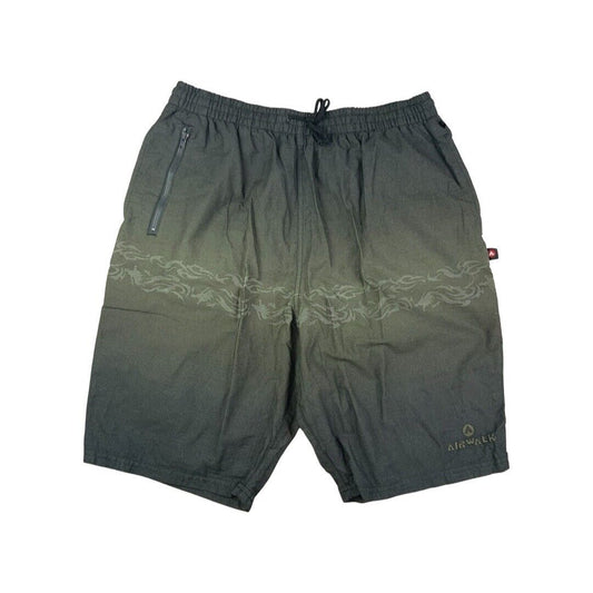 2000s Black & Grey Airwalk Tribal Swim Surf Boardshorts Large