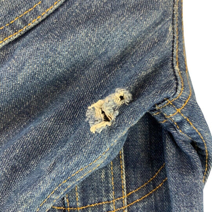 CUSTOM ONE OFF DEPI REWORK VTG CANADIAN LEE RIDERS DENIM TRUCKER JACKET 34” XS