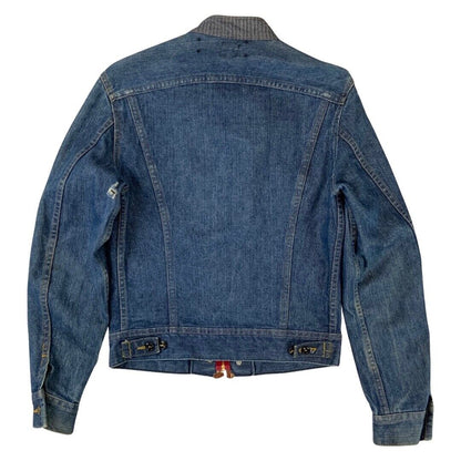 CUSTOM ONE OFF DEPI REWORK VTG CANADIAN LEE RIDERS DENIM TRUCKER JACKET 34” XS