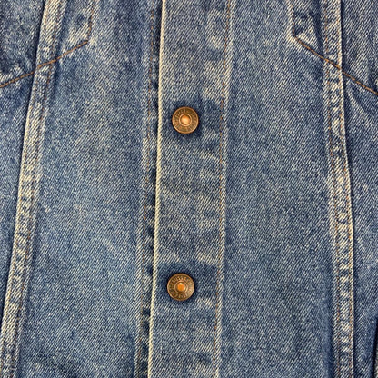VTG 70s 80s LEVIS ORANGE TAB 30705 TYPE 3 TRUCKER DENIM JACKET MOD SKINS 38” S