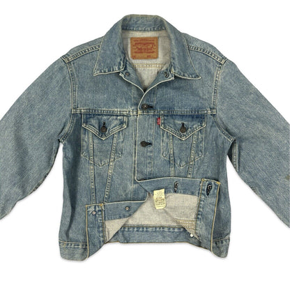 VTG 90s JAPANESE LEVIS LVC BIG E TYPE 3 TRUCKER DENIM JACKET MOD ROCKABILLY 40 M