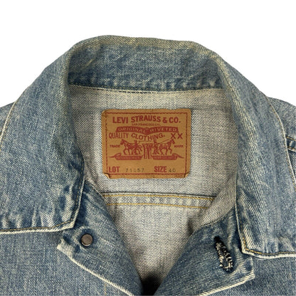 VTG 90s JAPANESE LEVIS LVC BIG E TYPE 3 TRUCKER DENIM JACKET MOD ROCKABILLY 40 M