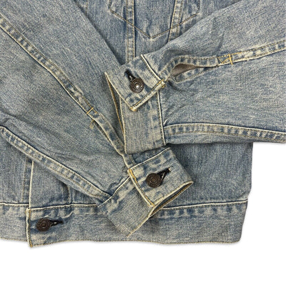 VTG 90s JAPANESE LEVIS LVC BIG E TYPE 3 TRUCKER DENIM JACKET MOD ROCKABILLY 40 M