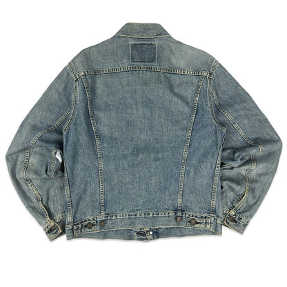 VTG 90s JAPANESE LEVIS LVC BIG E TYPE 3 TRUCKER DENIM JACKET MOD ROCKABILLY 38 S