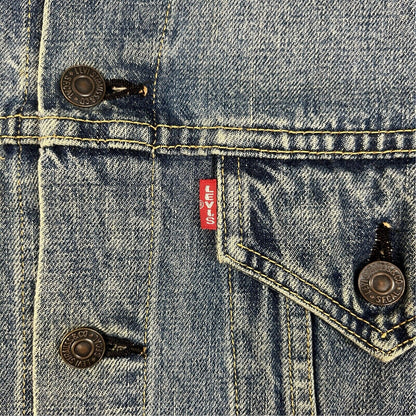 VTG 90s JAPANESE LEVIS LVC BIG E TYPE 3 TRUCKER DENIM JACKET MOD ROCKABILLY 38 S