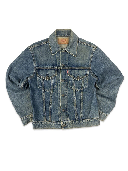 VTG 90s JAPAN LEVIS LVC RED TAB TYPE 3 TRUCKER DENIM JACKET MOD ROCKABILLY 36” S