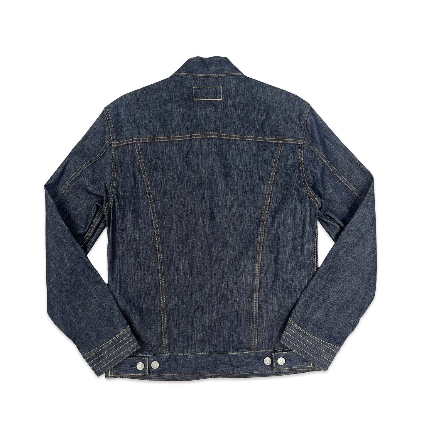 VTG JAPANESE LEVIS BOSS COFFEE COLAB TYPE 1 PLEAT DENIM JACKET ROCKABILLY  38” M