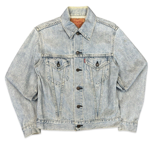 VTG 90s JAPANESE LEVIS BIG E TYPE 3 TRUCKER DENIM JACKET LVC MOD SKINS 60s 36 S