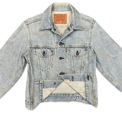 VTG 90s JAPANESE LEVIS BIG E TYPE 3 TRUCKER DENIM JACKET LVC MOD SKINS 60s 36 S