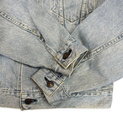VTG 90s JAPANESE LEVIS BIG E TYPE 3 TRUCKER DENIM JACKET LVC MOD SKINS 60s 36 S