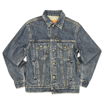 VTG 1980s USA MADE LEVIS RED TAB TYPE 3 TRUCKER DENIM JACKET MOD SKIN 34 XS