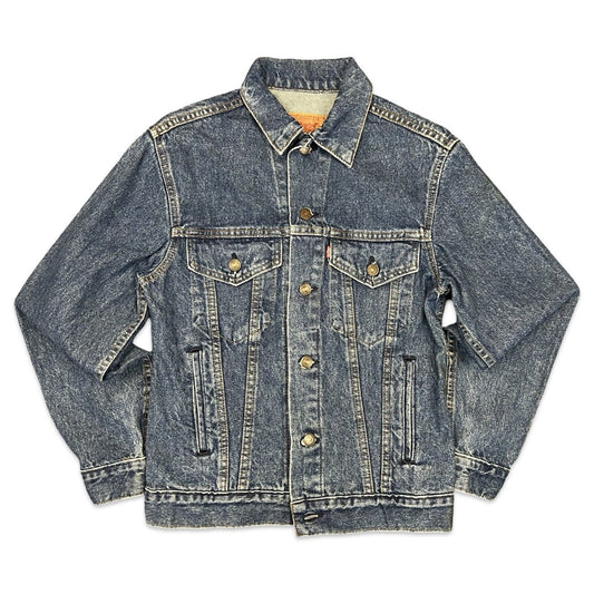 VTG 1980s USA MADE LEVIS RED TAB TYPE 3 TRUCKER DENIM JACKET MOD SKIN 34 XS