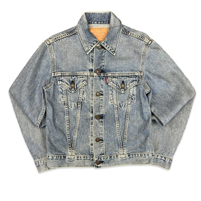 VTG 90s JAPANESE BIG E LEVIS TYPE 3 TRUCKER DENIM JACKET 1960s LVC MOD SKIN 38 S