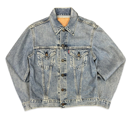 VTG 90s JAPANESE BIG E LEVIS TYPE 3 TRUCKER DENIM JACKET 1960s LVC MOD SKIN 38 S