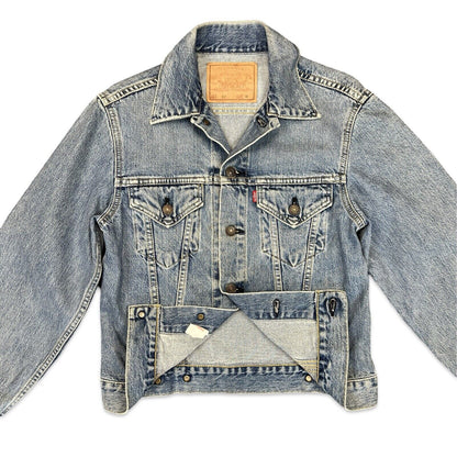 VTG 90s JAPANESE BIG E LEVIS TYPE 3 TRUCKER DENIM JACKET 1960s LVC MOD SKIN 38 S