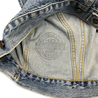 VTG 90s JAPANESE BIG E LEVIS TYPE 3 TRUCKER DENIM JACKET 1960s LVC MOD SKIN 38 S