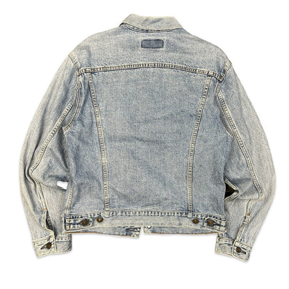 VTG 90s ORANGE TAB JAPANESE LEVIS TYPE 3 TRUCKER DENIM JACKET MOD SKINS 38 S
