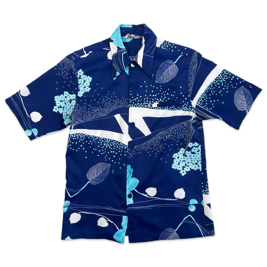 VTG 1960s LIBERTY HOUSE TROPICANA HAWAIIAN ALOHA SHIRT TIKI ROCKABILLY S 36”