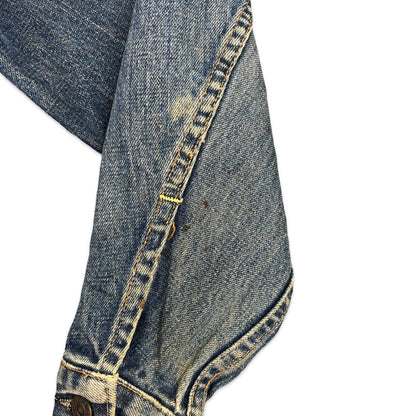VTG ORIGINAL 1960s LEVIS BIG E TYPE 3 TRUCKER DENIM JACKET 45 STAMP MOD 36” SML