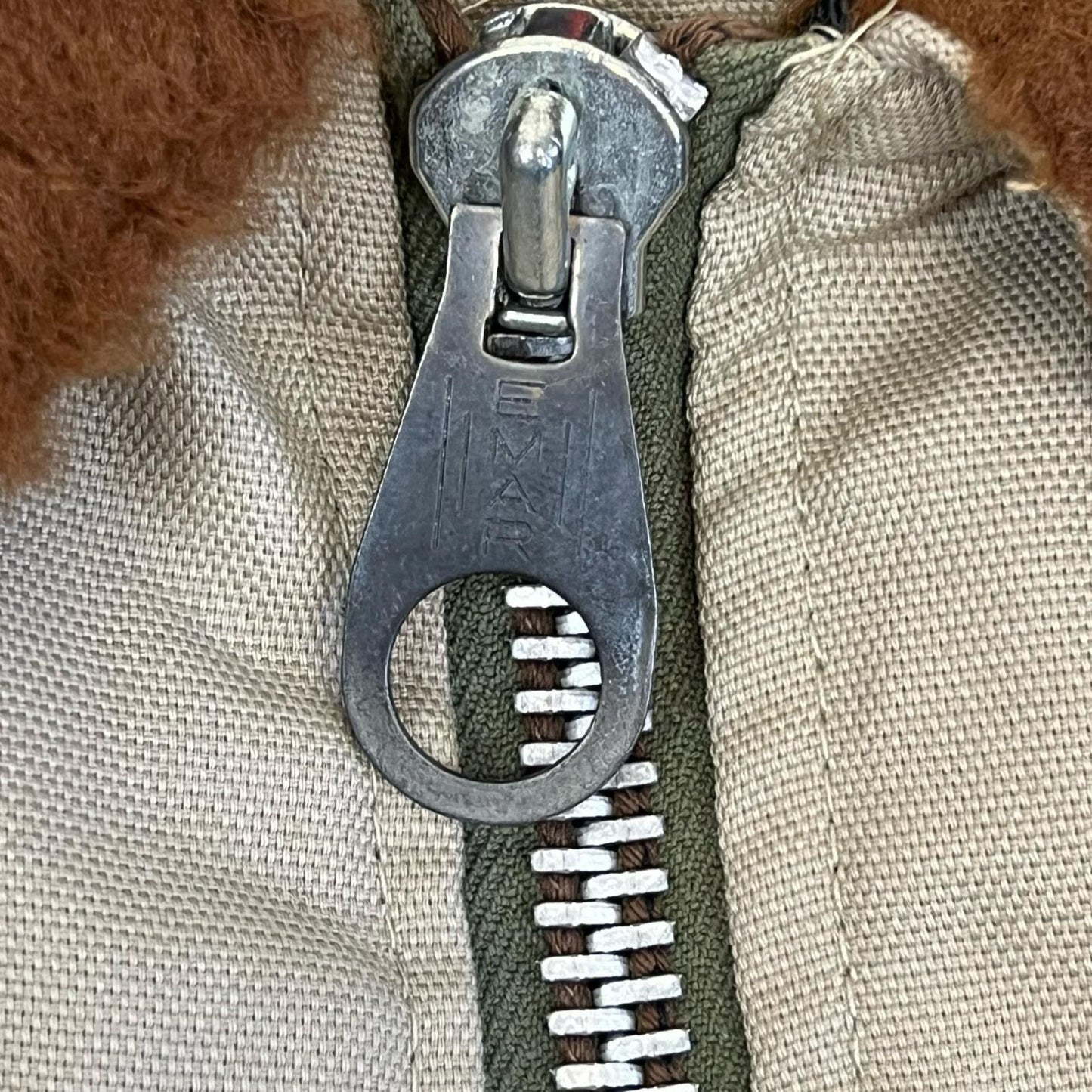 VTG 1960s USA CANVAS SHERPA LINED OUTDOOR HUNTING JACKET DUCK TIN CLOTH L 42