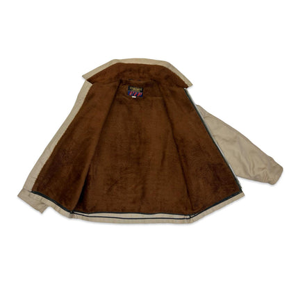 VTG 1960s USA CANVAS SHERPA LINED OUTDOOR HUNTING JACKET DUCK TIN CLOTH L 42