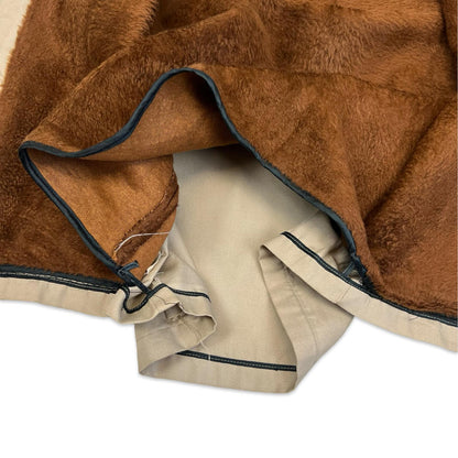 VTG 1960s USA CANVAS SHERPA LINED OUTDOOR HUNTING JACKET DUCK TIN CLOTH L 42