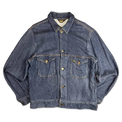 LEE JAPANESE UNUSUAL SOFT THICK FLANNEL DENIM JACKET M 40”