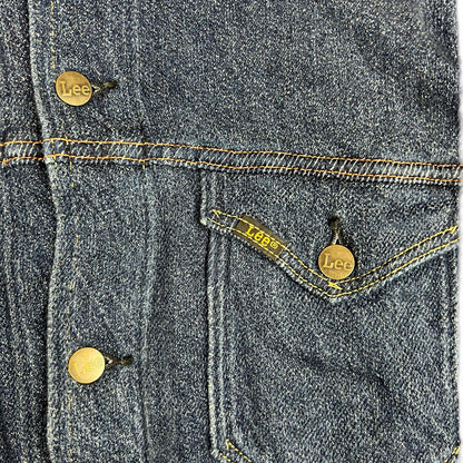 LEE JAPANESE UNUSUAL SOFT THICK FLANNEL DENIM JACKET M 40”