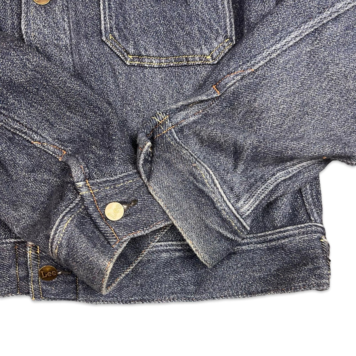 LEE JAPANESE UNUSUAL SOFT THICK FLANNEL DENIM JACKET M 40”