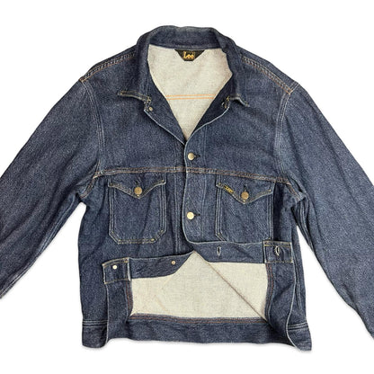 LEE JAPANESE UNUSUAL SOFT THICK FLANNEL DENIM JACKET M 40”
