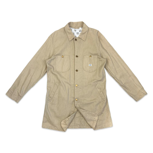 LEE UNION MADE LEISURE WEAR HERRINGBONE ENGINEERS CHORE JACKET SHOP COAT  S 38”