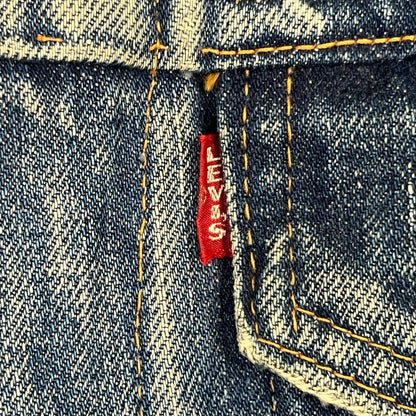 VTG GENUINE LATE 1960s LEVIS BIG E TYPE 3 TRUCKER DENIM JACKET XS MOD SKINS 34”