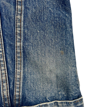 VTG GENUINE LATE 1960s LEVIS BIG E TYPE 3 TRUCKER DENIM JACKET XS MOD SKINS 34”