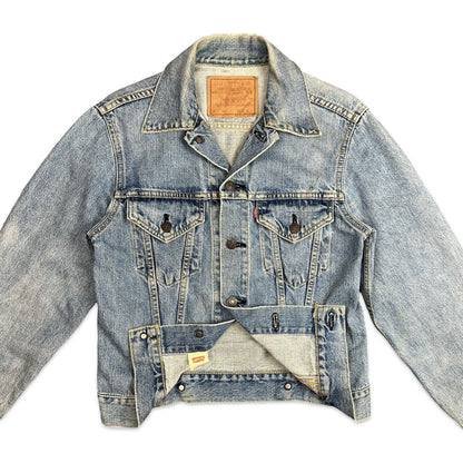 VTG 90s LEVIS JAPANESE BIG E RED TAB TYPE 3 TRUCKER JACKET 60s 70s LVC XS 34