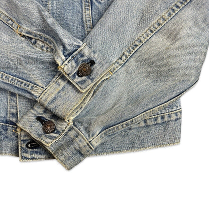 VTG 90s LEVIS JAPANESE BIG E RED TAB TYPE 3 TRUCKER JACKET 60s 70s LVC XS 34