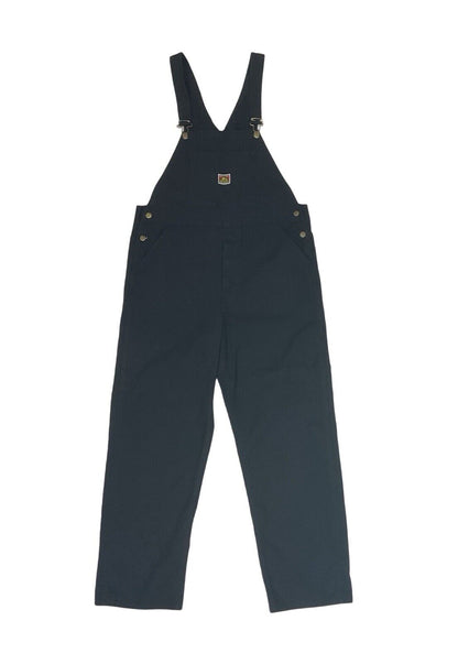 BLACK USA BEN DAVIS UNION MADE DUNGAREES LIGHT DUCK CANVAS DUNGAREES 40’W 31”L