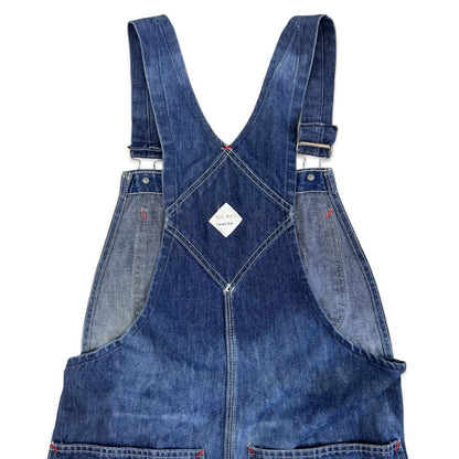 VTG 1960s USA JC PENNEY BIG MAC DUNGAREES WITH KILLER WATER FADING S 30”W 32”L