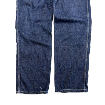 WRANGLER BLUE BELL LADIES DENIM DUNGAREES ROCKABILLY USA WORKWEAR LADY 34”W 34”L
