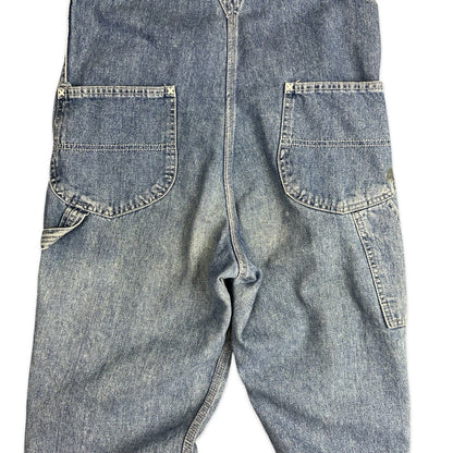 VTG LEE USA WORKWEAR DENIM DUNGAREES ROCKABILLY HOT ROD 28”W 26”L