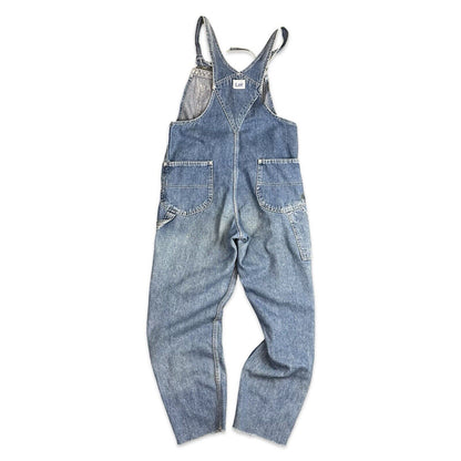 VTG LEE USA WORKWEAR DENIM DUNGAREES ROCKABILLY HOT ROD 28”W 26”L