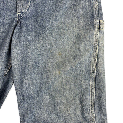 VTG LEE USA WORKWEAR DENIM DUNGAREES ROCKABILLY HOT ROD 28”W 26”L