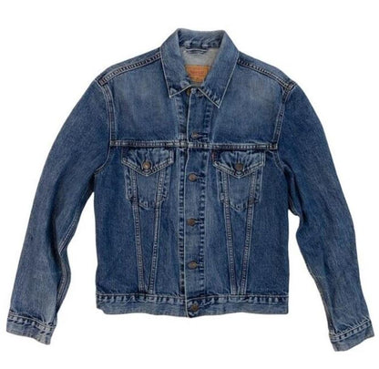 VTG 90s LEVIS RED TAB TYPE 3 TRUCKER DENIM JACKET LVC ROCKABILLY MOD SKINS S 38
