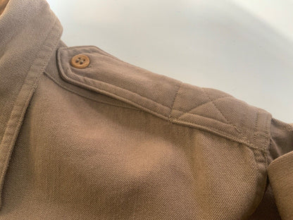 VTG 40s WW2 USA OFFICERS JACKSON RAYMOND RANGOON GABARDINE VIRGIN WOOL SHIRT S38